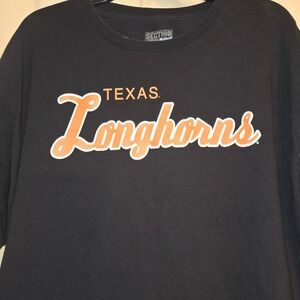 Texas Longhorns Section 10 Majestic Black Graphic T-Shirt XL NCAA Football‎